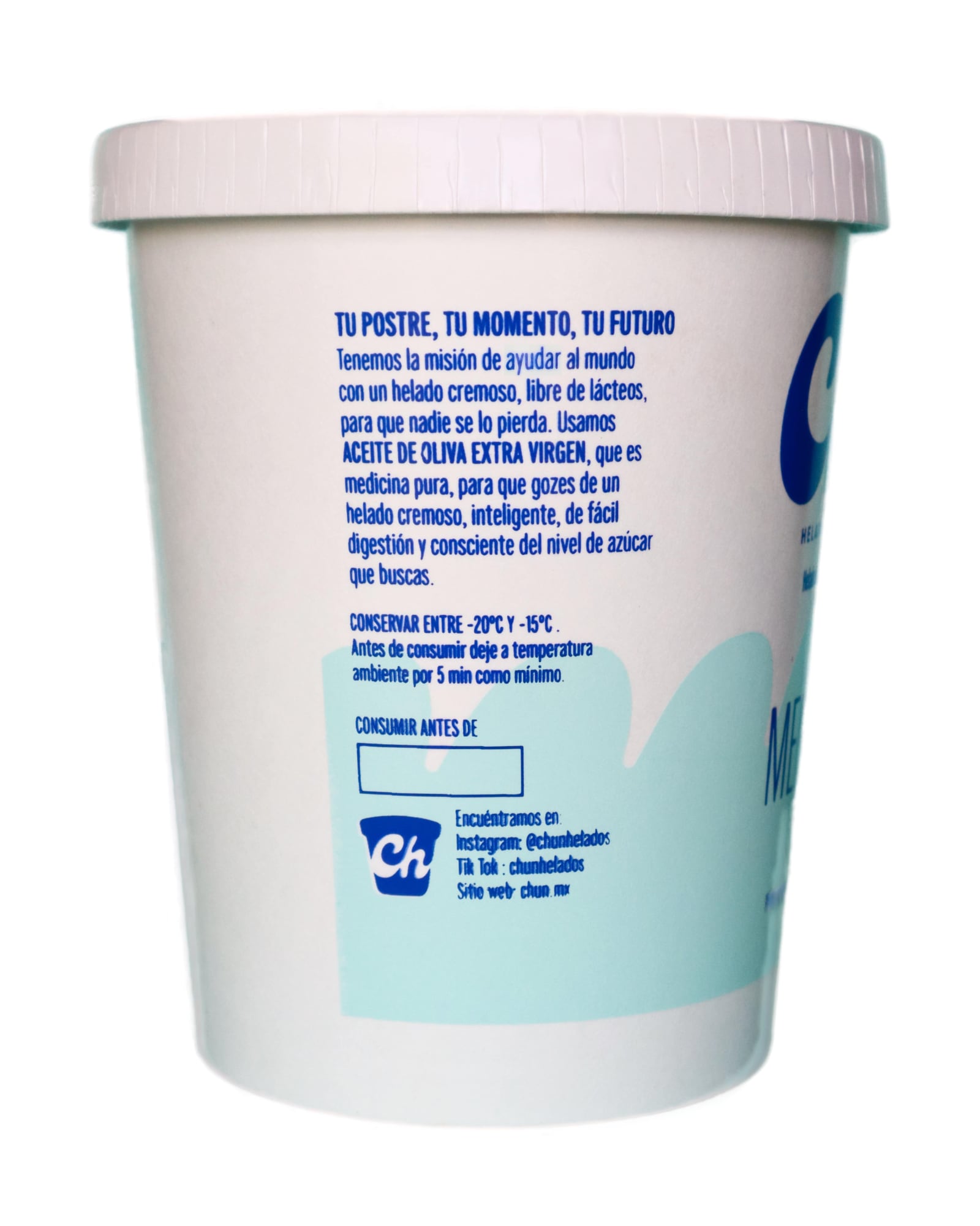 Helado de Menta con chocolate