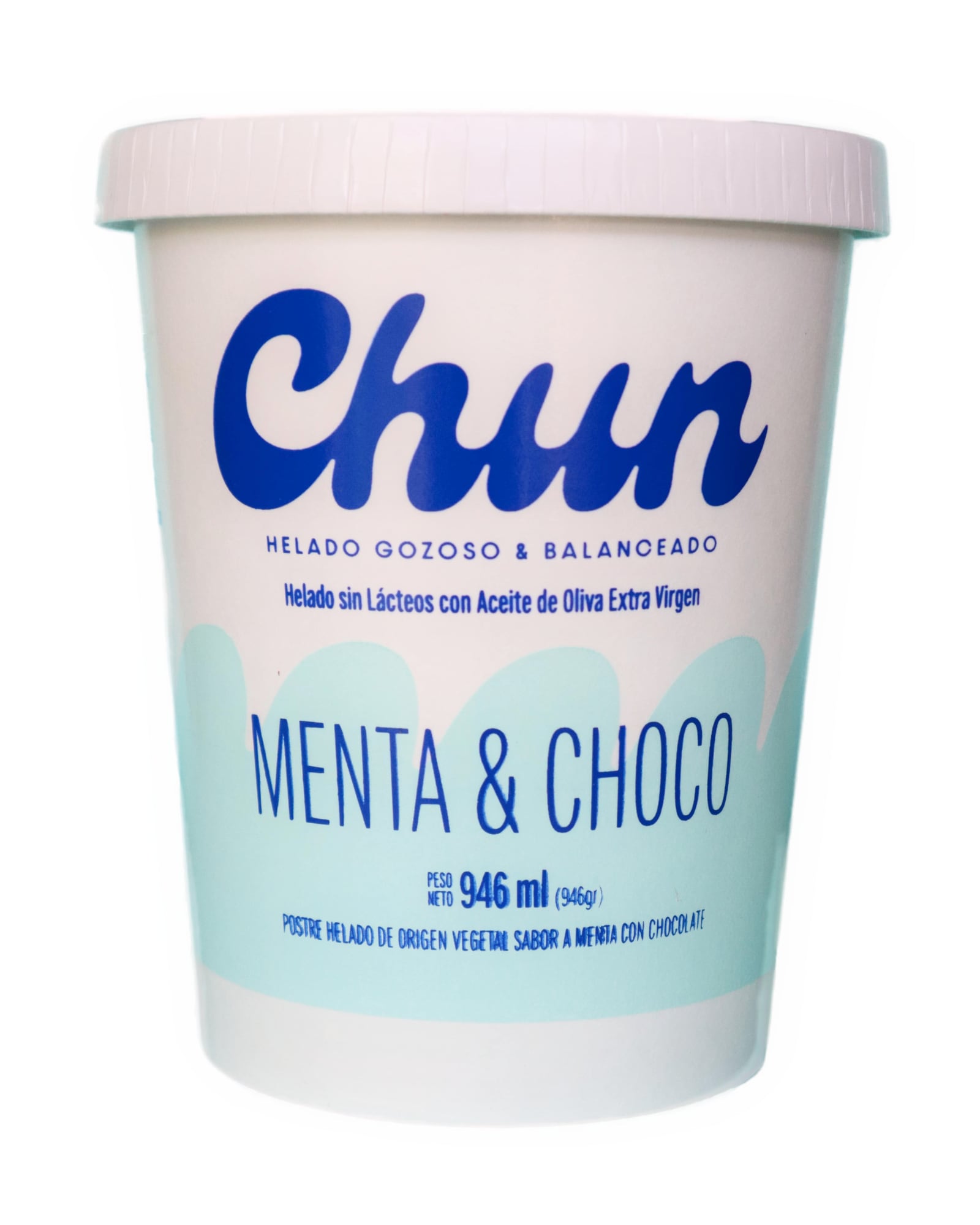 Helado vegano, Helado sin lacteos, Helado de Menta con chocolate