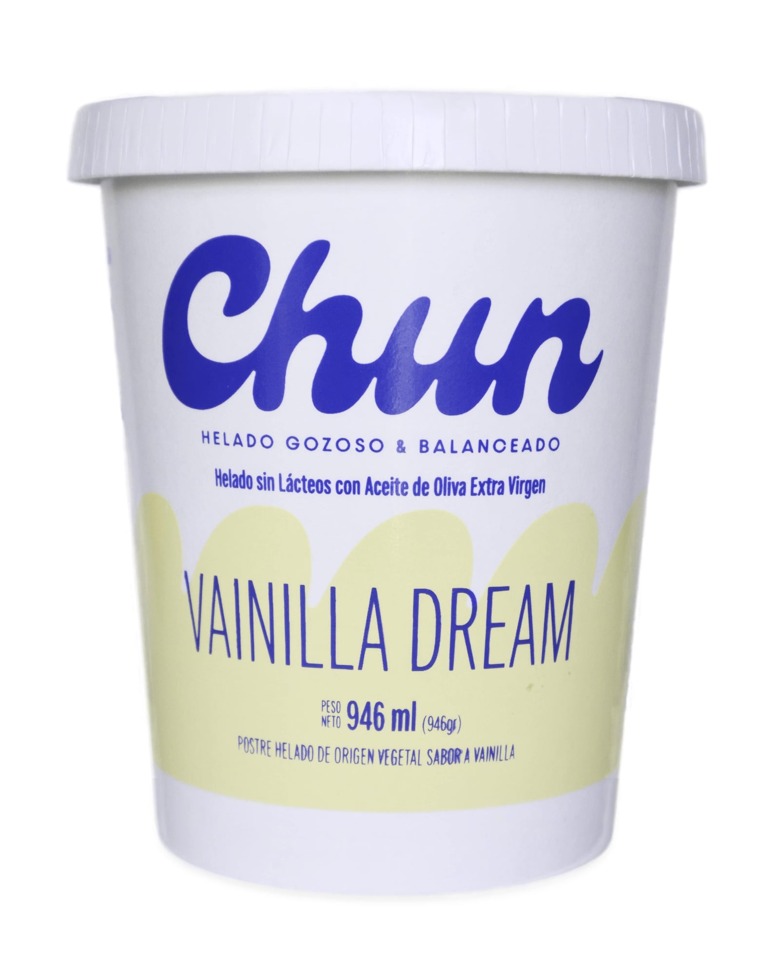 Helado Vegano, Helado sin lacteos, Helado de Vainilla